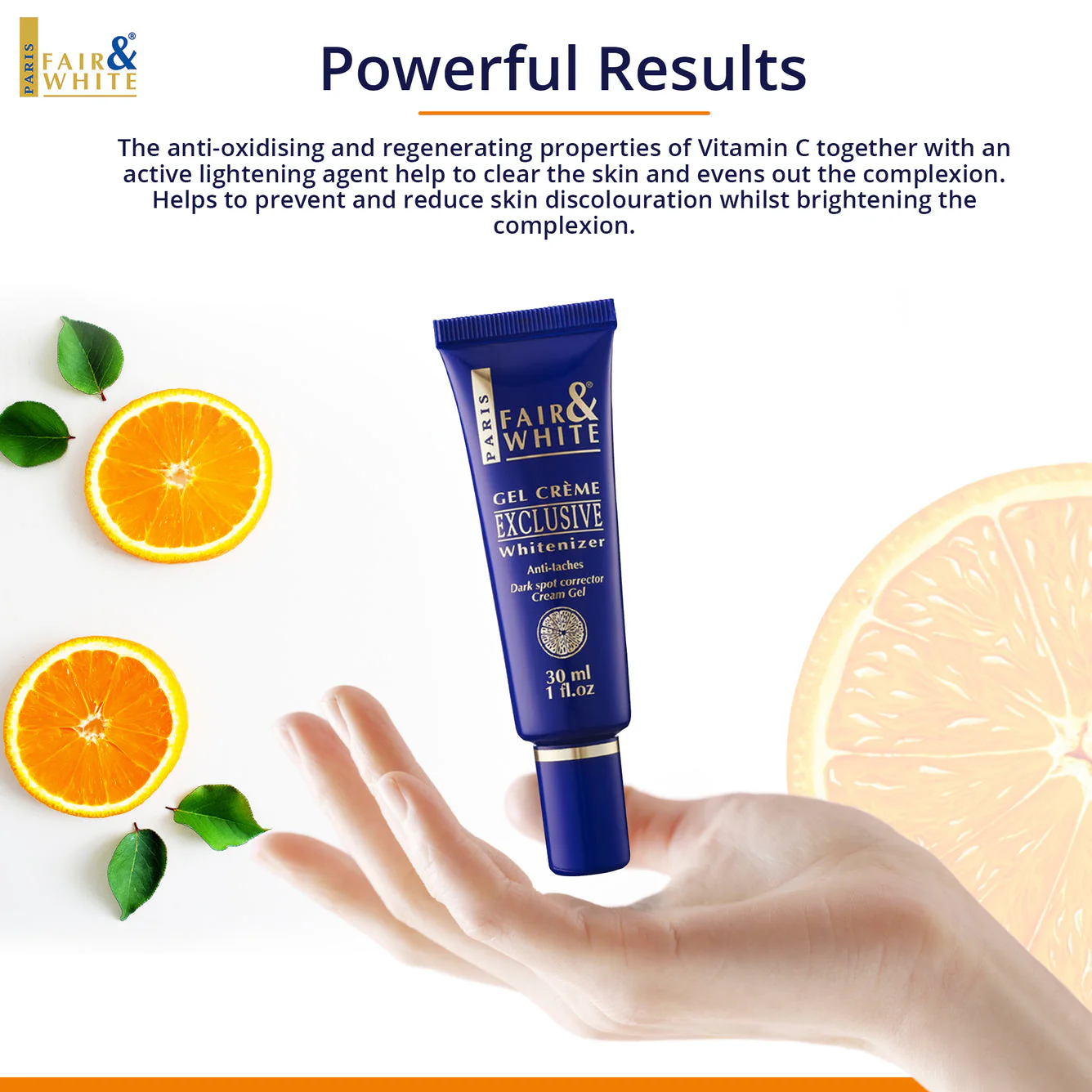 Fair and White Exclusive Gel Cream with Vitamin "C" 30 ml / 1 fl oz - Image 4