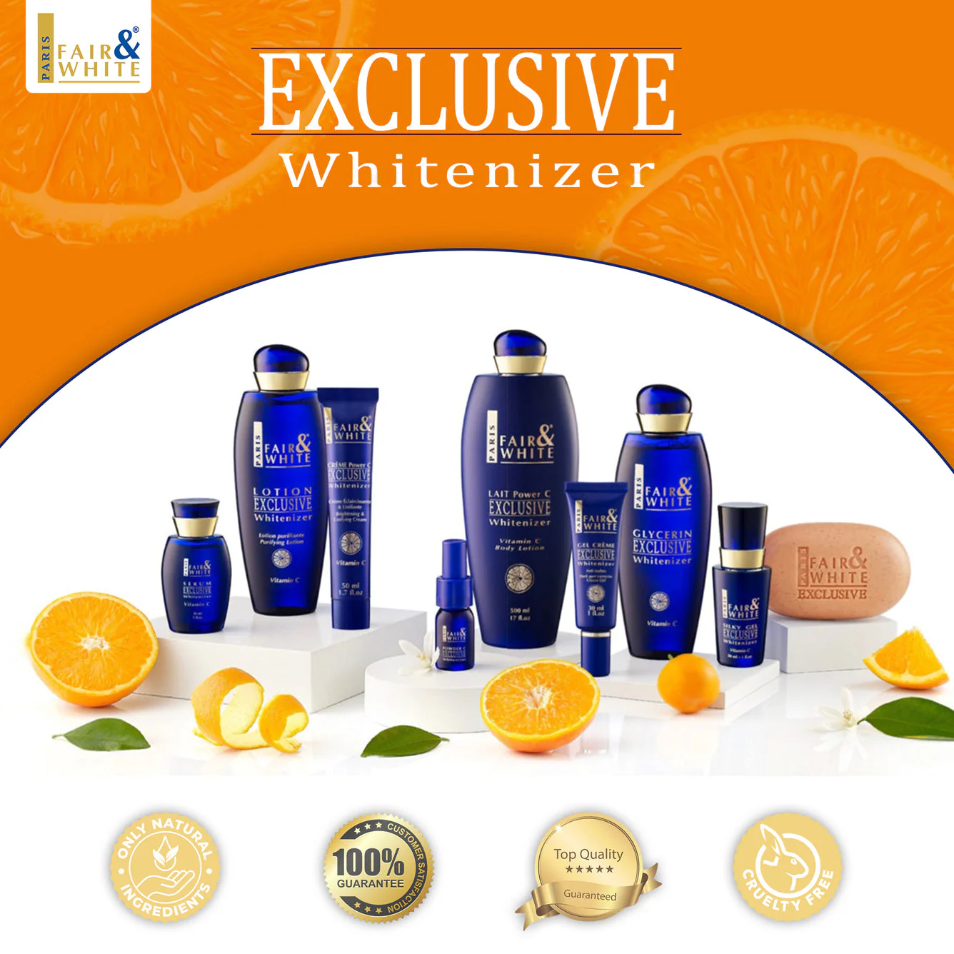 Fair and White Exclusive Gel Cream with Vitamin "C" 30 ml / 1 fl oz - Image 6